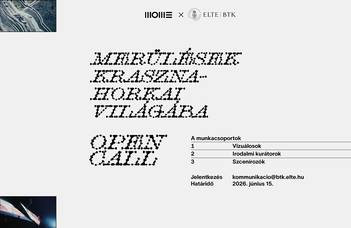 Open Call: Merülések Krasznahorkai világába